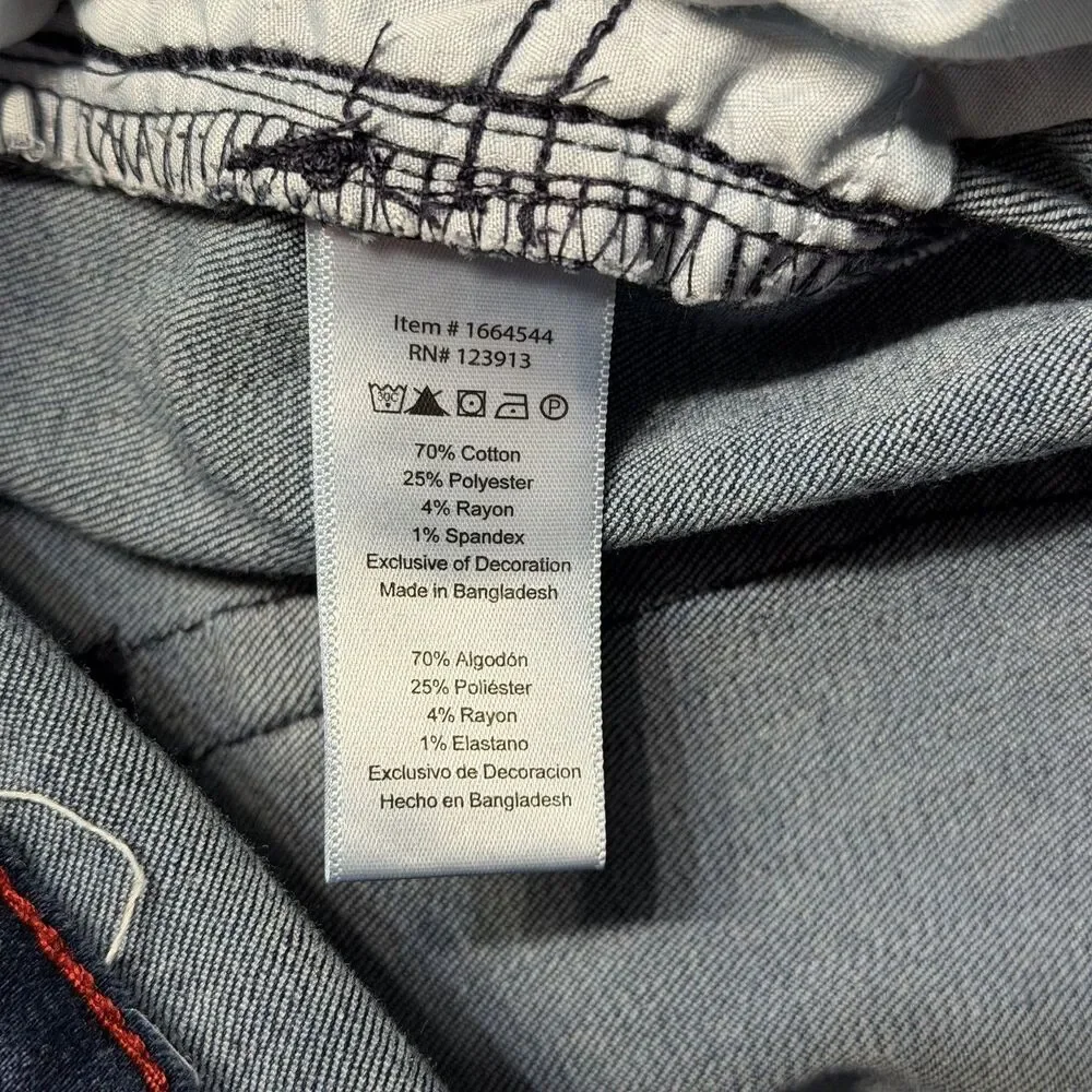 Jachs New York Tribeca Jeans Men’s 38x32 Blue Stretch Denim Straight Leg Pants